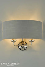 Load image into Gallery viewer, Laura Ashley - Sorrento Lighting Collection - Nickel and Charcoal
