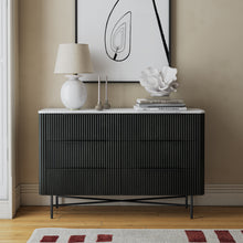 Load image into Gallery viewer, Luna Bedroom Collection - Marble/Black
