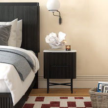 Load image into Gallery viewer, Luna Bedroom Collection - Marble/Black
