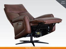Load image into Gallery viewer, Prestige Electric Swivel Chair - Dark Brown
