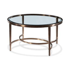 Load image into Gallery viewer, Palace Occasional Tables - Antique Brass/Clear Glass
