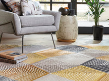 Load image into Gallery viewer, Harlequin Hand Tufted Rugs -  Rhythm Saffron
