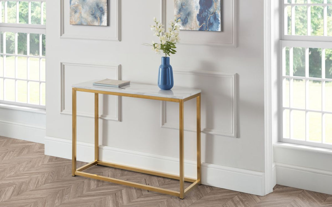 Scala Console Table Gold