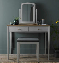 Load image into Gallery viewer, *CLEARANCE* Whitby Scandi Oak &amp; Warm Grey Dressing Table
