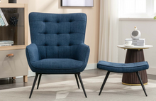 Load image into Gallery viewer, Katelyn Accent Chair and Footstool Collection - Various Colours
