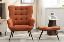 Load image into Gallery viewer, Katelyn Accent Chair and Footstool Collection - Various Colours

