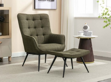 Load image into Gallery viewer, Katelyn Accent Chair and Footstool Collection - Various Colours
