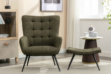 Load image into Gallery viewer, Katelyn Accent Chair and Footstool Collection - Various Colours
