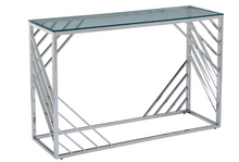 Load image into Gallery viewer, Serene Occasional Tables - Stainless Steel/Clear Glass *LIMITED STOCK AVAILABLE*
