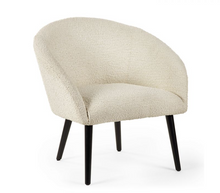 Load image into Gallery viewer, Amari Ivory Boucle Accent Chair
