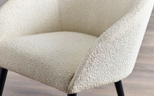 Load image into Gallery viewer, Amari Ivory Boucle Accent Chair

