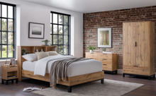 Load image into Gallery viewer, Bali Bookcase Headboard Beds - Light Oak
