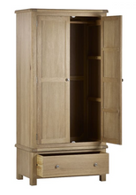 Load image into Gallery viewer, 2 Door 1 Drawer Wardrobe
