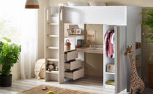 Load image into Gallery viewer, Ocean High Sleeper - Pale Wood/White
