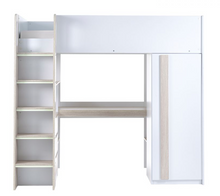 Load image into Gallery viewer, Ocean High Sleeper - Pale Wood/White
