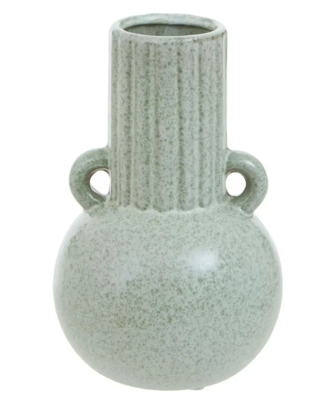 Calcita Stoneware Vase Collection - Green