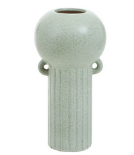Load image into Gallery viewer, Calcita Stoneware Vase Collection - Green
