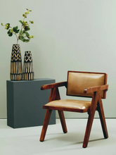 Load image into Gallery viewer, Arlo Natural/Black Wooden Vase Collection
