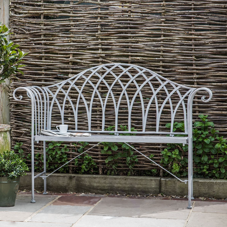 Duchess Outdoor Bench - Distressed Grey