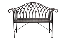 Load image into Gallery viewer, Duchess Outdoor Bench - Black
