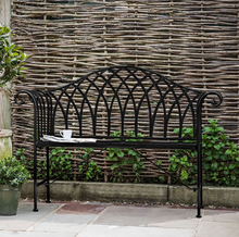 Load image into Gallery viewer, Duchess Outdoor Bench - Black
