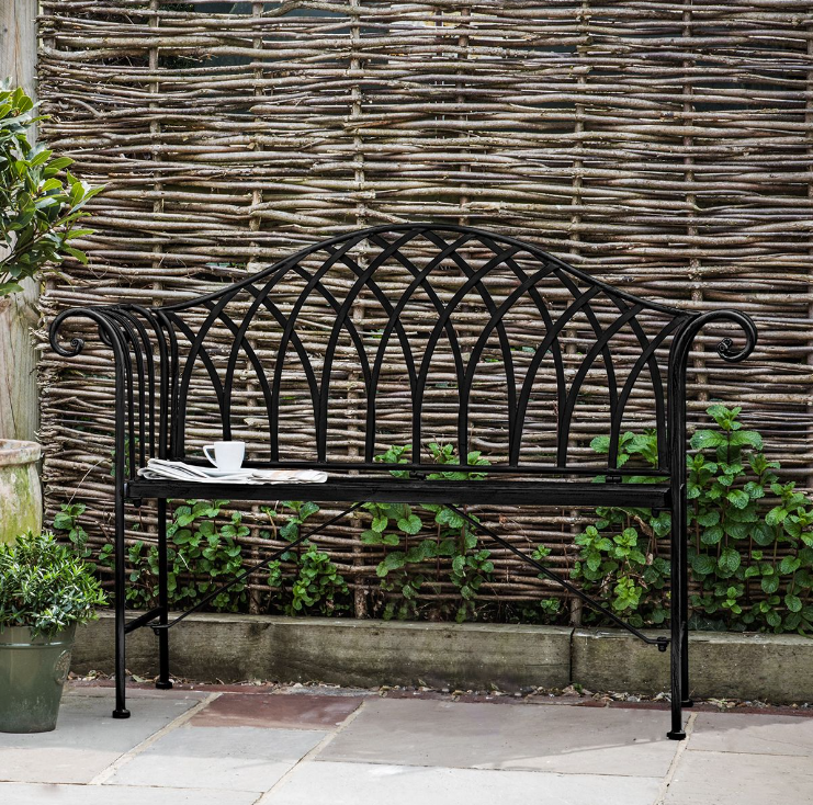 Duchess Outdoor Bench - Black