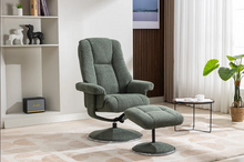 Load image into Gallery viewer, Denver Swivel Recliner - Chacha Fern Fabric
