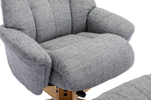 Load image into Gallery viewer, Dubai Swivel Recliner - Lisbon Rock Fabric
