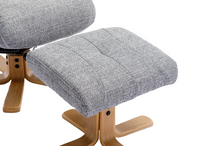 Load image into Gallery viewer, Dubai Swivel Recliner - Lisbon Rock Fabric
