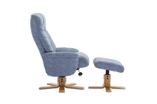 Load image into Gallery viewer, Dubai Swivel Recliner - Lisbon Marine Fabric
