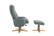 Load image into Gallery viewer, Dubai Swivel Recliner - Teal Fabric

