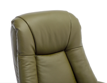 Load image into Gallery viewer, Hawaii Swivel Recliner - Olive Green Leather
