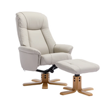 Load image into Gallery viewer, Hawaii Swivel Recliner - Mushroom Leather
