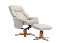 Load image into Gallery viewer, Hawaii Swivel Recliner - Mushroom Leather
