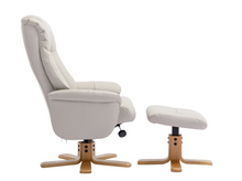 Load image into Gallery viewer, Hawaii Swivel Recliner - Mushroom Leather
