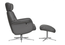 Load image into Gallery viewer, Murcia Swivel Recliner - Charcoal Leather
