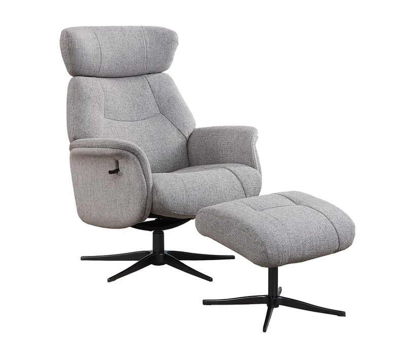 Murcia Swivel Recliner - Casper Fabric