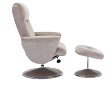 Load image into Gallery viewer, Paddington Swivel Recliner - Champagne Fabric
