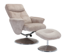 Load image into Gallery viewer, Paddington Swivel Recliner - Champagne Fabric
