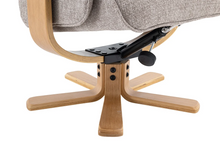 Load image into Gallery viewer, Sardinia Swivel Recliner - Chacha Oat Fabric
