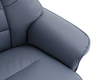 Load image into Gallery viewer, Sardinia Swivel Recliner - Petrol Blue Leather
