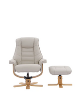Load image into Gallery viewer, Sardinia Swivel Recliner - Mushroom Leather
