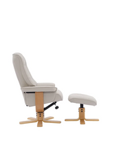 Load image into Gallery viewer, Sardinia Swivel Recliner - Mushroom Leather
