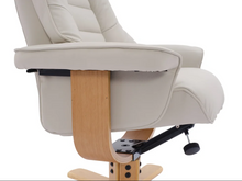 Load image into Gallery viewer, Sardinia Swivel Recliner - Mushroom Leather
