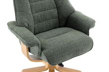 Load image into Gallery viewer, Sardinia Swivel Recliner - Chacha Fern Fabric
