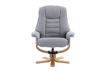 Load image into Gallery viewer, Sardinia Swivel Recliner - Chacha Dove Fabric
