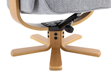 Load image into Gallery viewer, Sardinia Swivel Recliner - Chacha Dove Fabric
