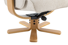 Load image into Gallery viewer, Sardinia Swivel Recliner - Hessian Fabric
