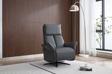 Load image into Gallery viewer, Savannah Electric Swivel Recliner - Thunder Leather
