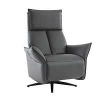 Load image into Gallery viewer, Savannah Electric Swivel Recliner - Thunder Leather
